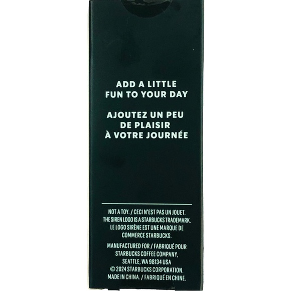 Starbucks cold cup keychain in jet black NEW IN BOX - Picture 5 of 15